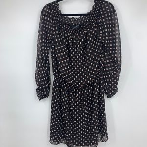WHBM Womens medium dress‎ blouson fit and flare gem